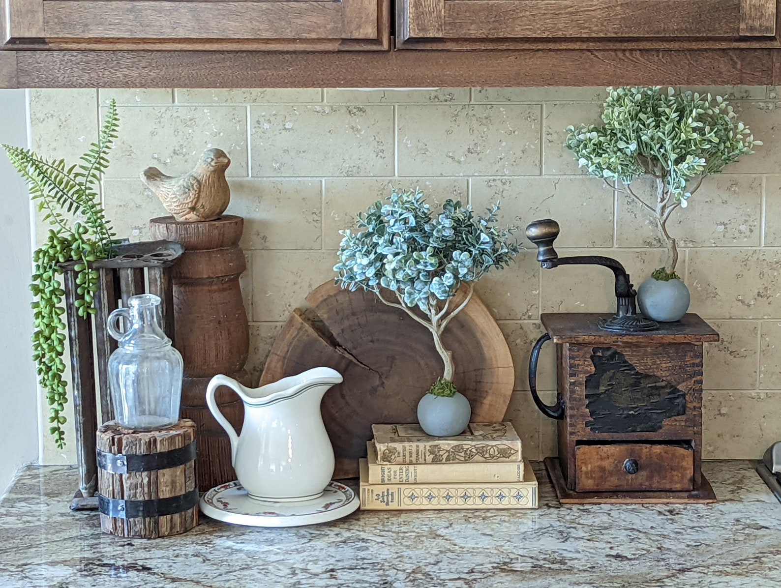 Wood Riser Bundle: Rustic Farmhouse Decor Prop, 4