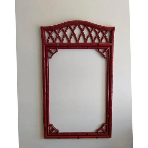 faux bamboo mirrors can be finished in any color > enamel and lacquers .