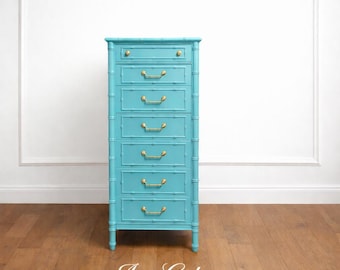 Henry Link Style Bali Lingerie Chest Faux Bamboo Chest of Drawers