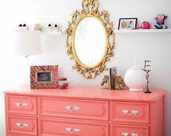 Dresser / french coral dresser/ Henry link Coral dresser/ Can customize too