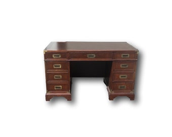 Heckman  Wood campaign style beautiful desk