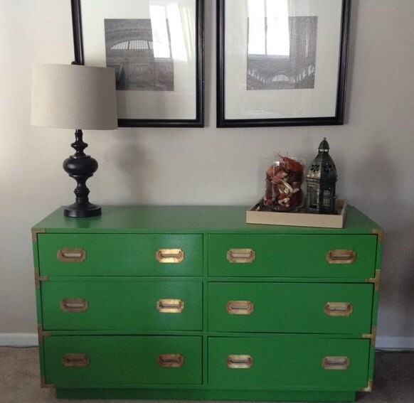green campaign dresser Thomasville Campaign Dresser