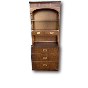 red campaign dresser RESERVED FOR D: Campaign Dresser With Original Red Finish