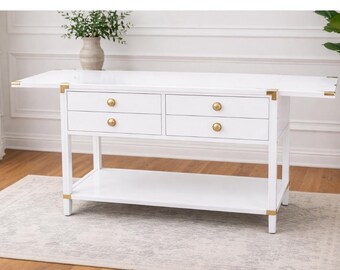Campaign table / entryway / tv console / server. Customize included