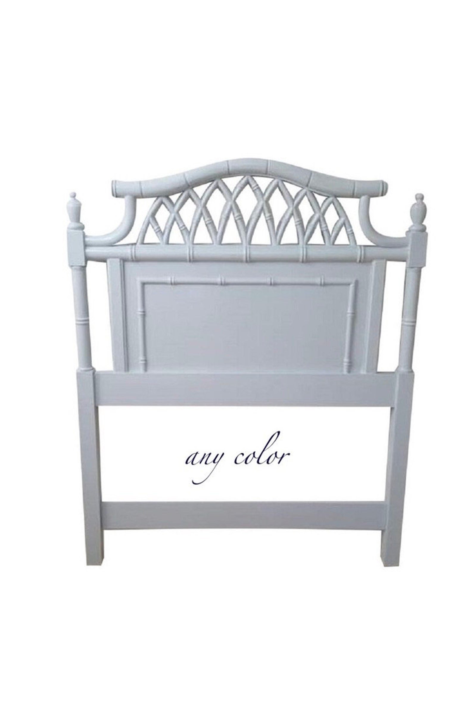 Twin Allegro Faux Bamboo Headboard/ Customize Included Etsy