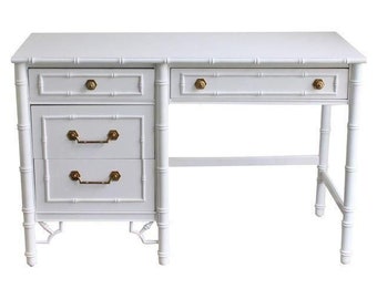 Faux bamboo desk choose your color