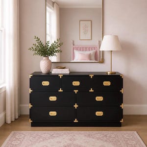 campaign dresser black Campaign Dresser Customize in Any Color Black