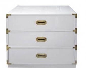 SOLD CAMPAIGN Dressers/ large nightstands / I have  1 in white