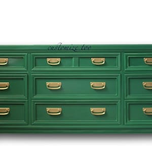 Kelly Green Dresser - Etsy