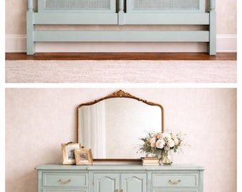 French dresser and optional king headboard