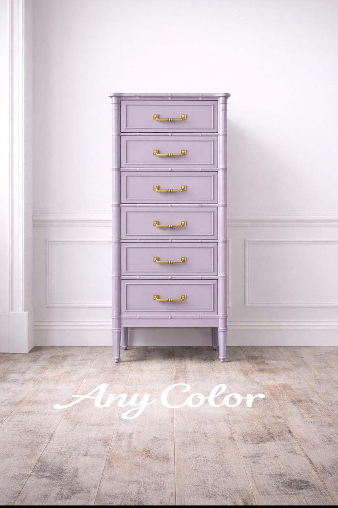 Henry Link Faux Bamboo Lingerie Chest Customize in Any Color - Etsy