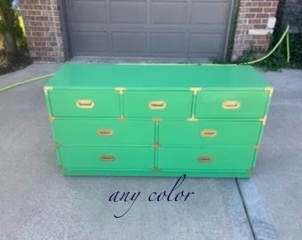 SOLD campaign dresser 5 drawer / customize your color