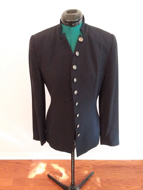 Zelda - Military Band Jacket - 9 Buttons - Navy - 