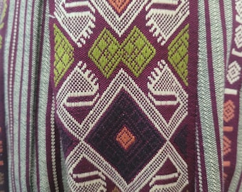 Laotian Ikat Textile Skirt - Fabric Purchased in Laos