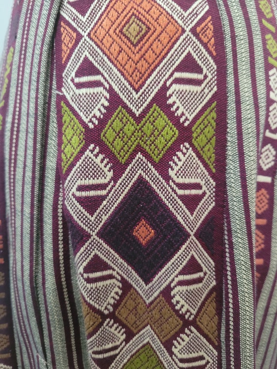 Laotian Ikat Textile Skirt - Fabric Purchased in L