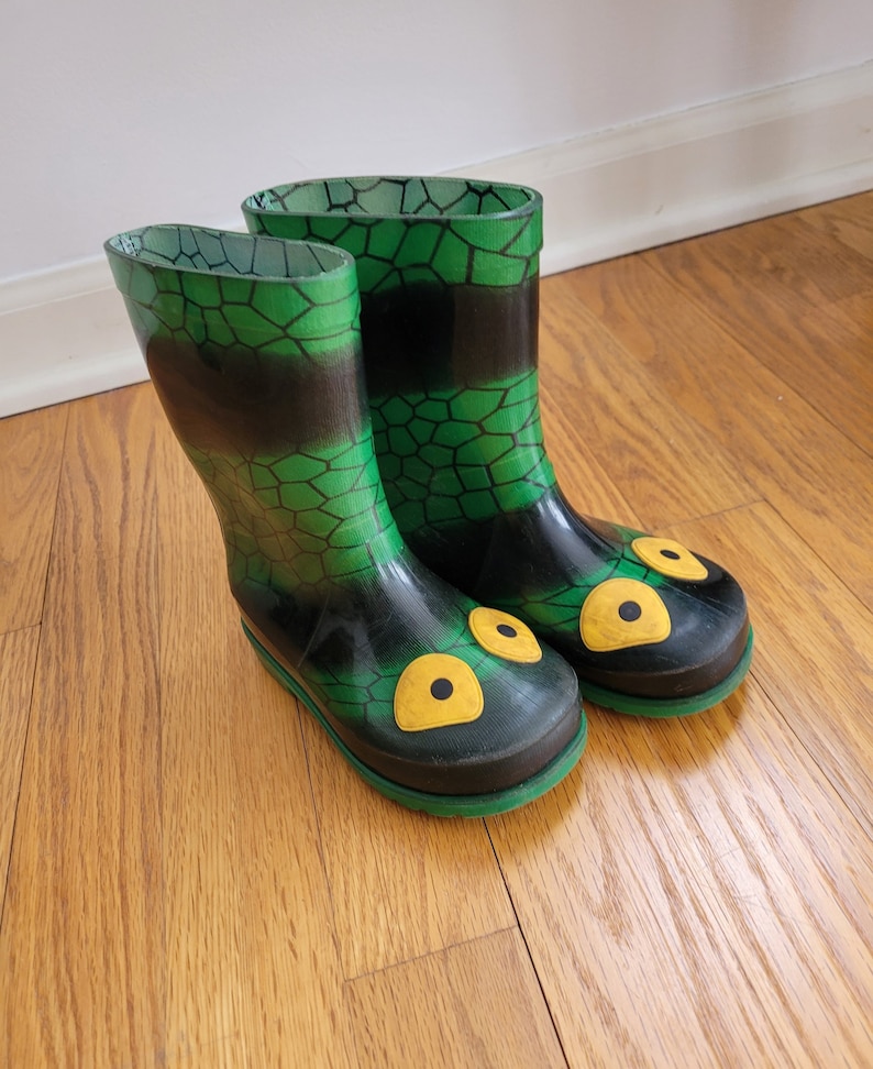 Skechers Slight Dinosaur Rain Boots Light up Rain Footwear Etsy