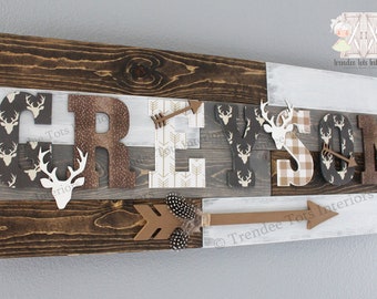 Deer nursery decor | Etsy