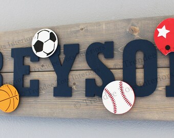 sports wall decor for nursery
