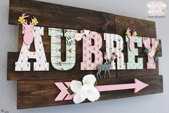 woodland nursery letters