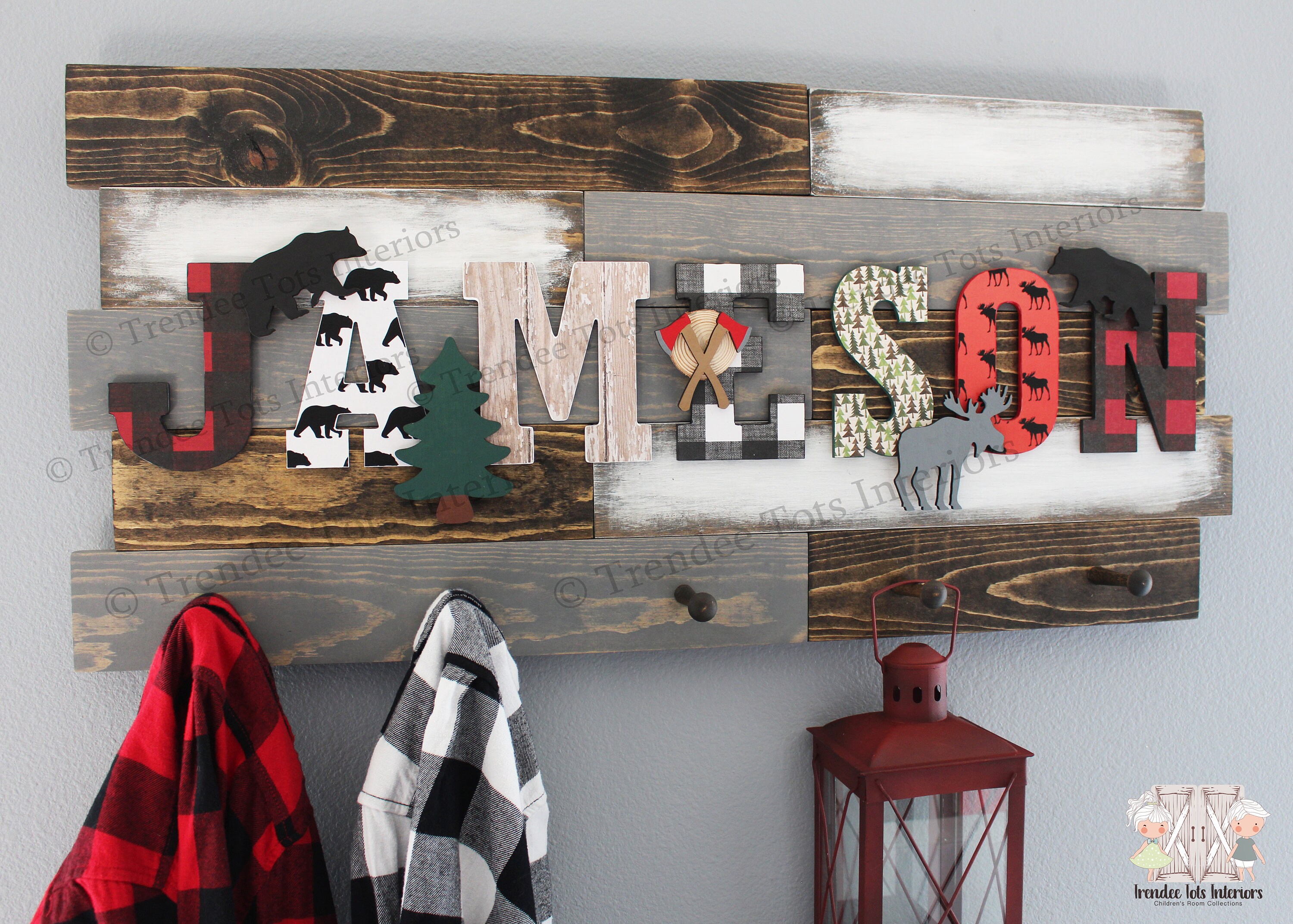 buffalo plaid nursery decor