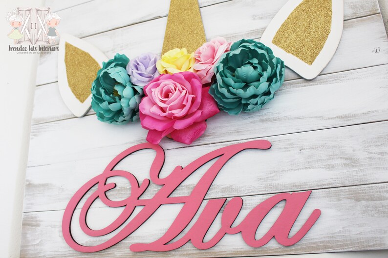 unicorn themed letters unicorn nursery gold glitter unicorn etsy