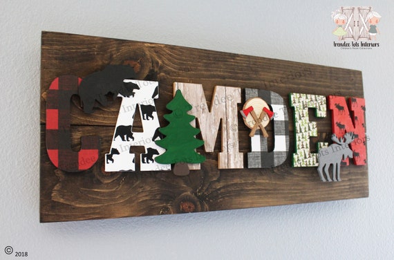 lumberjack nursery decor
