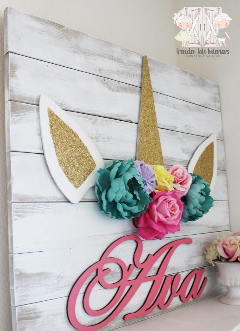 unicorn themed letters unicorn nursery gold glitter unicorn etsy