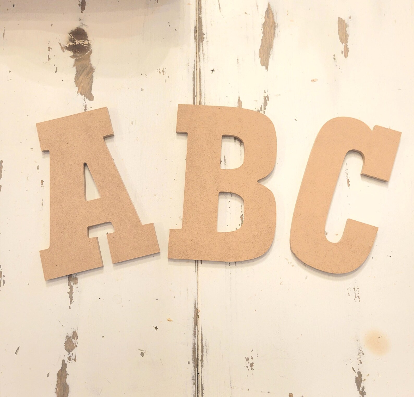 MDF Unfinished 6" Letters, Nursery Name Letters, Nursery Letters