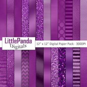 Lila Folie Metallic Glitter Digitale Papier Texturen Luxus lila Folie kommerzielle Verwendung Scrapbook Papier Glitter lila Streifen D568