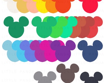Minnie and Mickey Mouse Clip Art - Personal and Commercial Use - Instant Download - C86