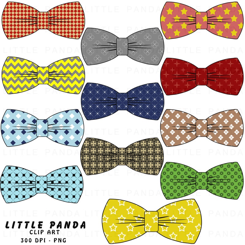 Bow Tie Clip Art - Etsy