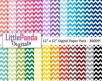Chevron digitales Papier, Scrapbook Papiere, Tapeten, Hintergrund, kommerzielle Nutzung - D455
