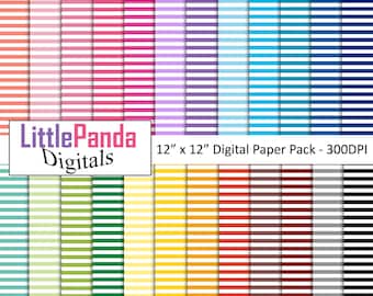 Stripe digital paper, scrapbook papers, wallpaper, background, commercial use - D457