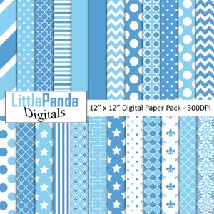 Blu carta digitale, carte scrapbook, sfondi, sfondo, uso commerciale - D468
