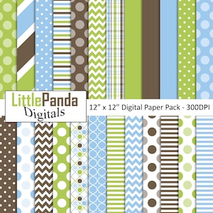 Braun, grün und blau Papier, Scrapbook Papiere, Tapeten, Hintergrund, bedruckbares Papier, kommerzielle Nutzung - D481