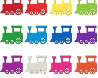 Train Clipart Digital Clip Art - Personal and Commercial Use - Instant Download - D396