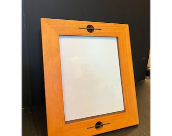 Wooden Picture Frame Abstract Design Fits 11"x13"  Minimalist Aesthetic