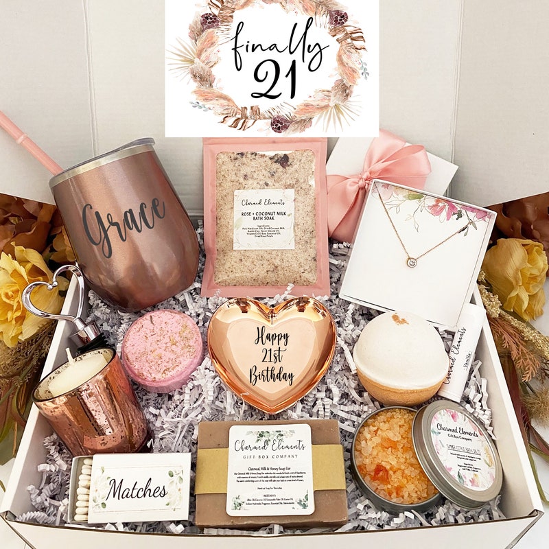 Gift Box 21st Present Ideas Female Gift Box Gifts For 21st Female