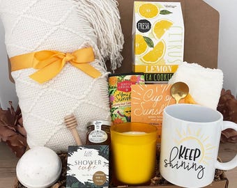 Encouragement Gift Box for Women – Thinking of You Care Package, Comfort, Self Care, Relaxation, Support Present