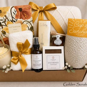 Thinking of you gift box for her, Care Package for Women, Sending Love Gift, Get Well Soon Gift, Self Care Spa Basket, Cozy Gift Box for Mom