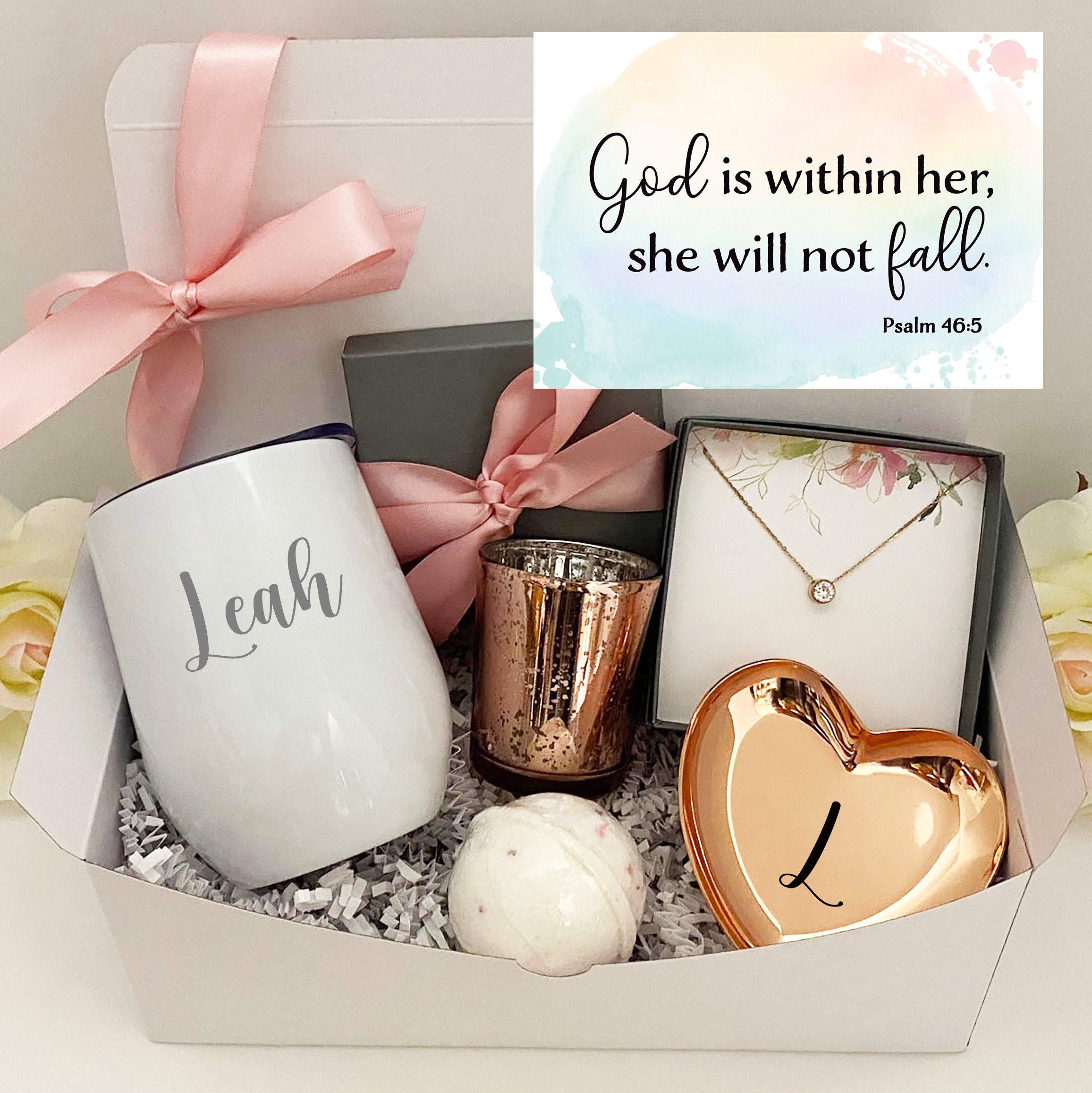 Religious Gift Box Christian Birthday Box God is Within Her Etsy