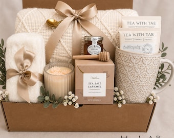 Administrative Professionals Week Gift, Thoughtful Thank You Gift Box for Her, Spa Gift, Self Care, Nurse Gift, Employee Appreciation Gift