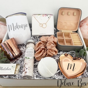 Teen Birthday Gift Box: Personalized Spa & Jewelry Set