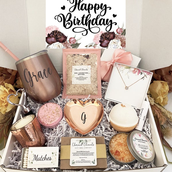 Birthday Care Package for her, Birthday Gift for Her, Happy Birthday Box, Women's Birthday Box, Thinking of you Gift box for Mom 032