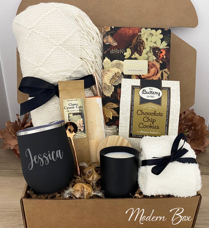Birthday Care Package for her, Birthday Gift Box for Her, Happy Birthday Box, Women's Birthday Gift Box, Thinking of you Gift box for Mom Modern Box