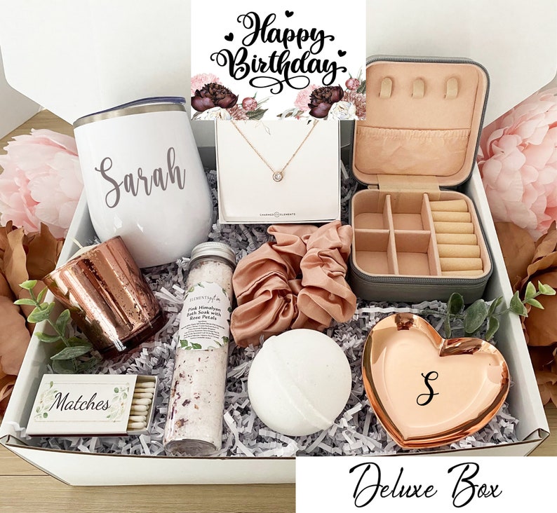 Birthday Care Package for her, Birthday Gift Box for Her, Happy Birthday Box, Women's Birthday Gift Box, Thinking of you Gift box for Mom Deluxe Box