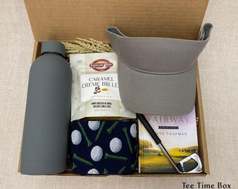 Birthday Gift Box for Him: Tumbler, Journal & Gourmet Treats