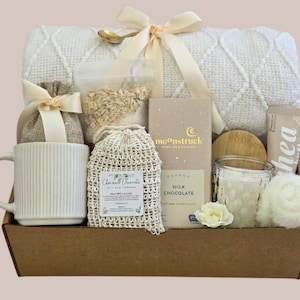 Get Well Soon Box for Her — Thinking of You Care Package, Comfort & Encouragement, Recovery Gift