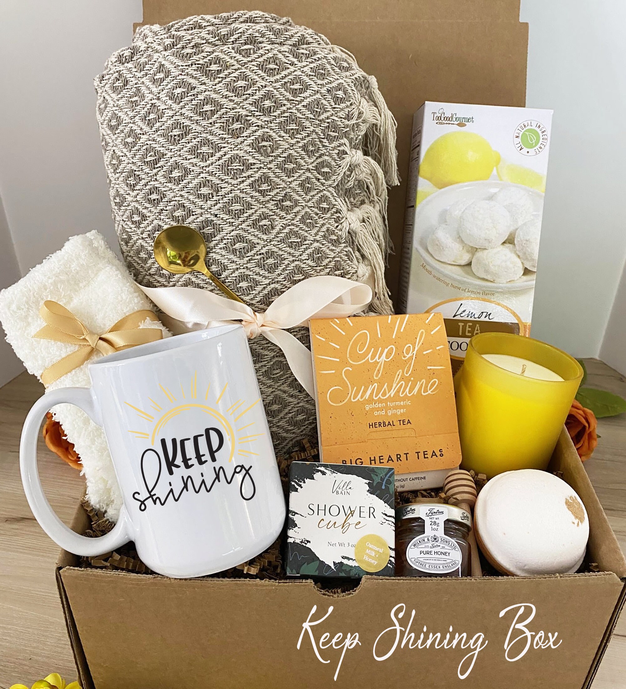 Sending a hug gift box, Thinking of you Gift, Birthday gift, Self care gift basket, Warm and cozy, Thank you gift box, Get Well Soon Gift