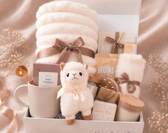 New Mom Gift Box – Postpartum Care Package, Self Care Spa Gift for Mom, Comfort Gift